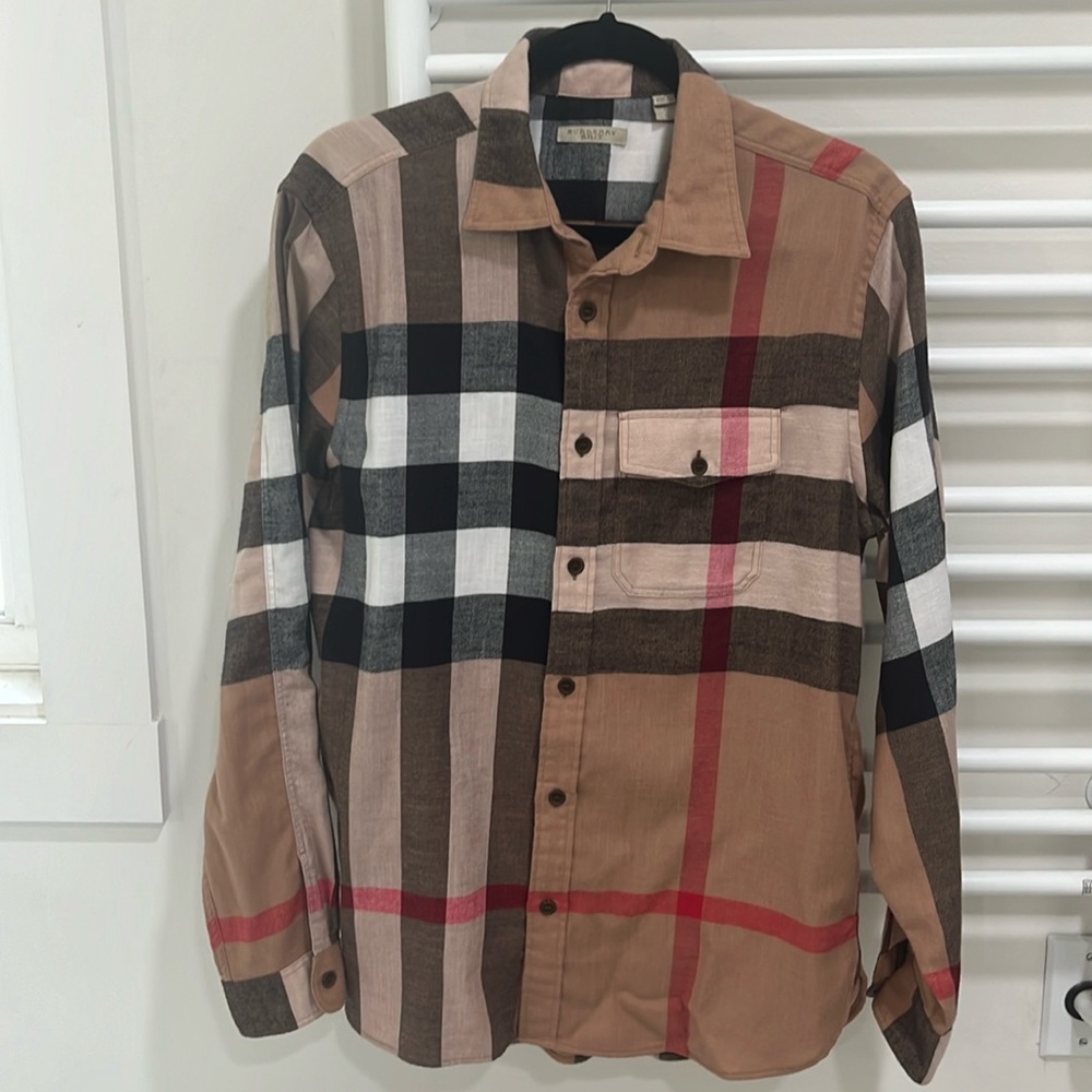 Burberry men’s flannel shirt